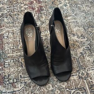 Vince Camuto Black Leather Heels